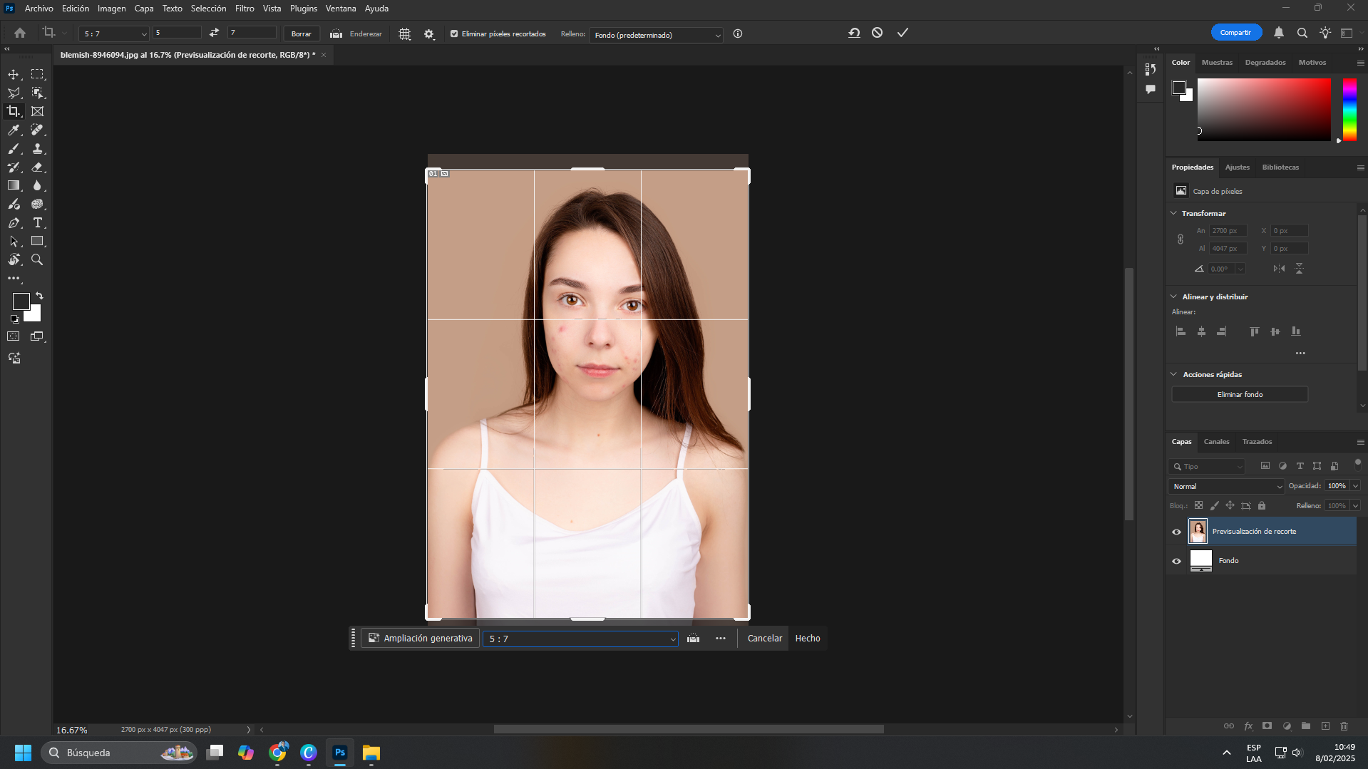 Edición en Photoshop 2025