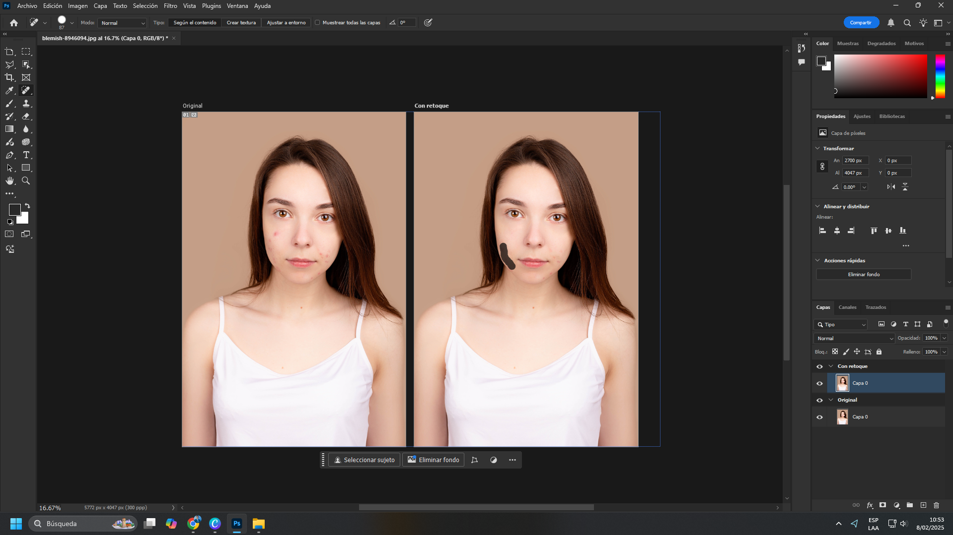 Retoque en Photoshop 2025